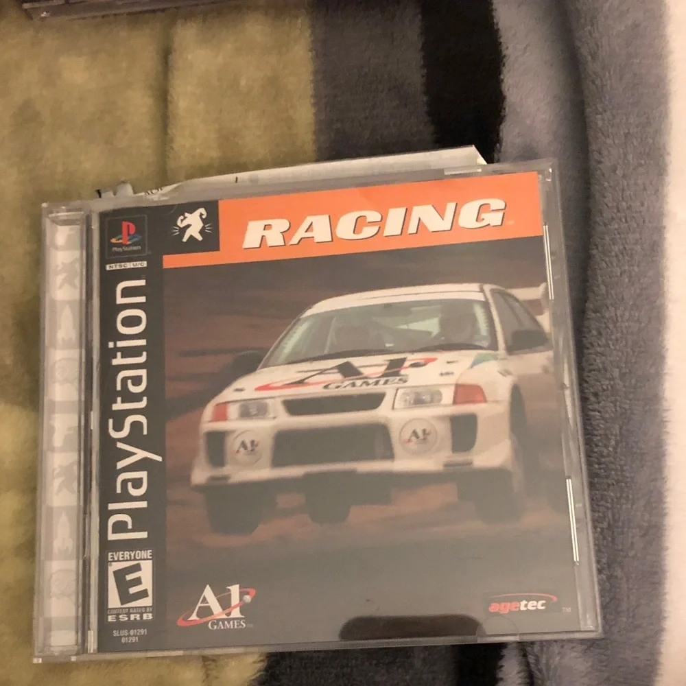 Racing Game for PlayStation - Black and Orange